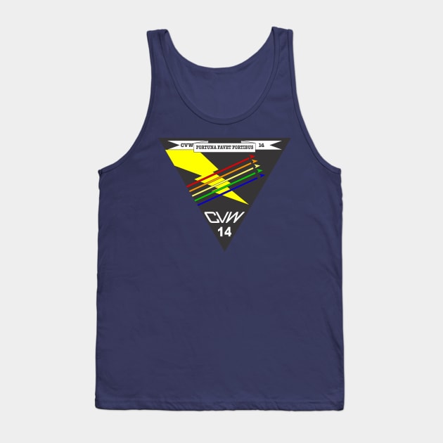 Carrier Air Wing 14 - CVW 14 Tank Top by MBK